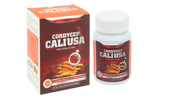 Cordycep Cali Usa Đông Trùng Hạ Thảo hộp 60 viên