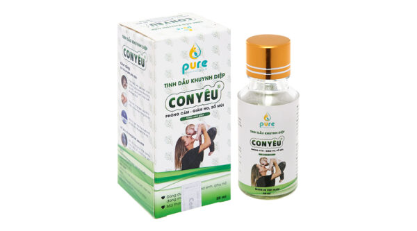 Tinh dầu khuynh diệp Con Yêu giữ ấm, giảm ho do cảm lạnh chai 20ml