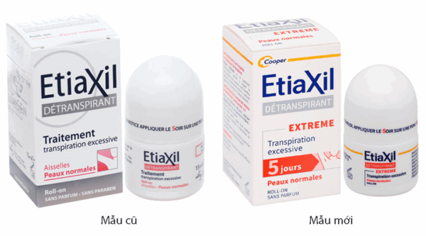 Lăn khử mùi Etiaxil giúp khử mùi hôi dưới cánh tay cho da thường chai 15ml