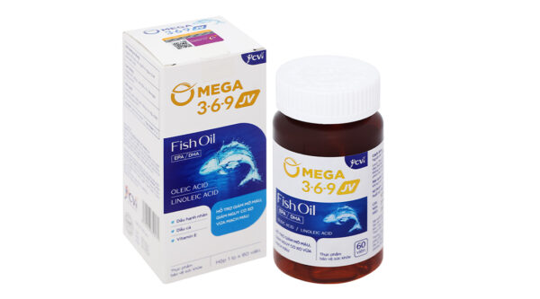 Thực phẩm bảo vệ sức khỏe Omega 3-6-9 Jv Hộp 60V